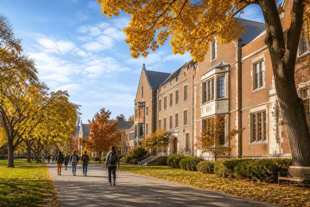 North American university campus